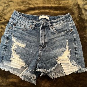 Kancan high waisted denim shorts